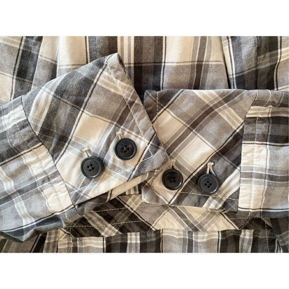 Aeropostal Women’s Cotton Plaid Double-breasted Jacket, Excellent condition, SzM - Picture 6 of 6